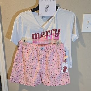 BETTER TOGETHER CHRISTMAS PAJAMAS WOMENS SET NWT